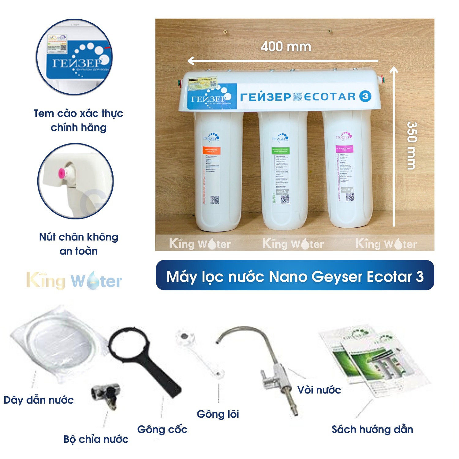 máy lọc nước Geyser Ecotar 3