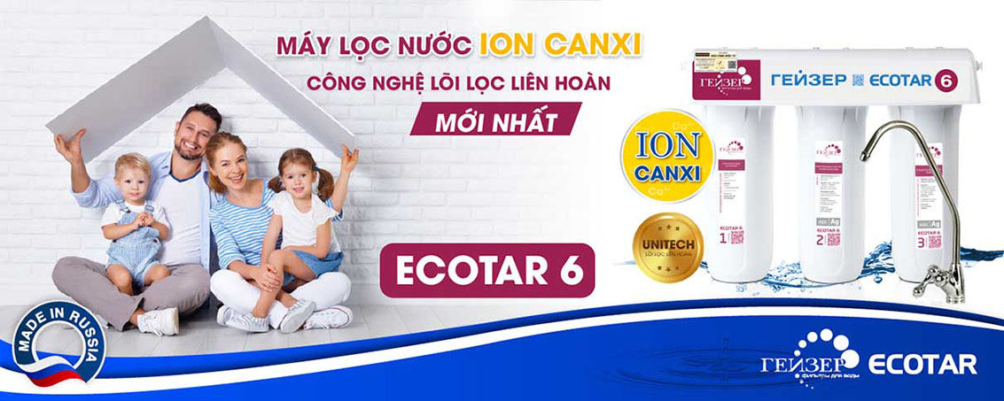 Máy lọc nước Geyser Ecotar 6 có nhiều đặc điểm nổi bật hiện đại