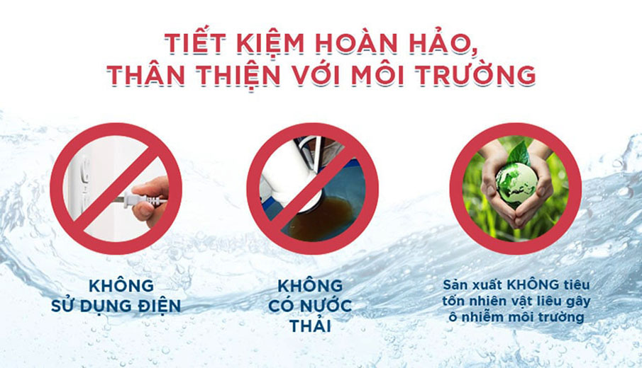 Thiết bị lọc nước Ecotar 6 được Liên Bang Nga nghiên cứu và sản xuất dựa trên đặc điểm nguồn nước của Việt Nam